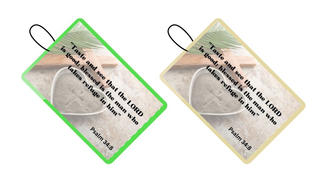 PSALM 34:8/BIBLE VERSE/TAG INSPIRATIONS/ DIGITAL DOWNLOAD/ 3.5 in x 2 in