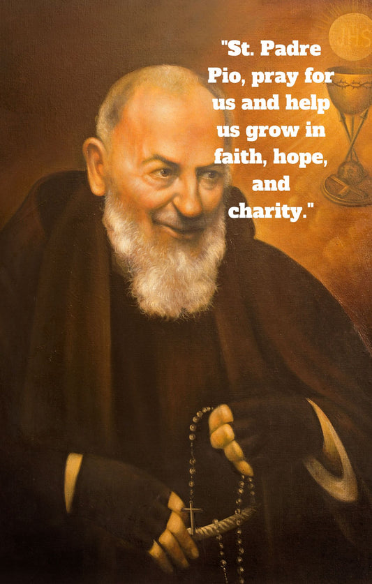 ST. PADRE PIO /SAINTS IMAGES/ DIGITAL DOWNLOAD/ (7 in x 11 in)