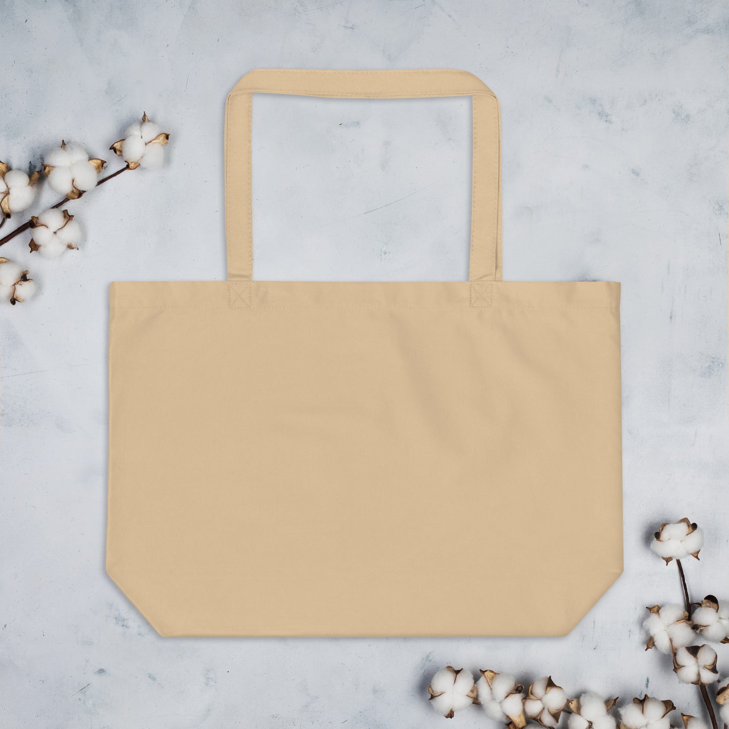 I LOVE USA/Large organic tote bag