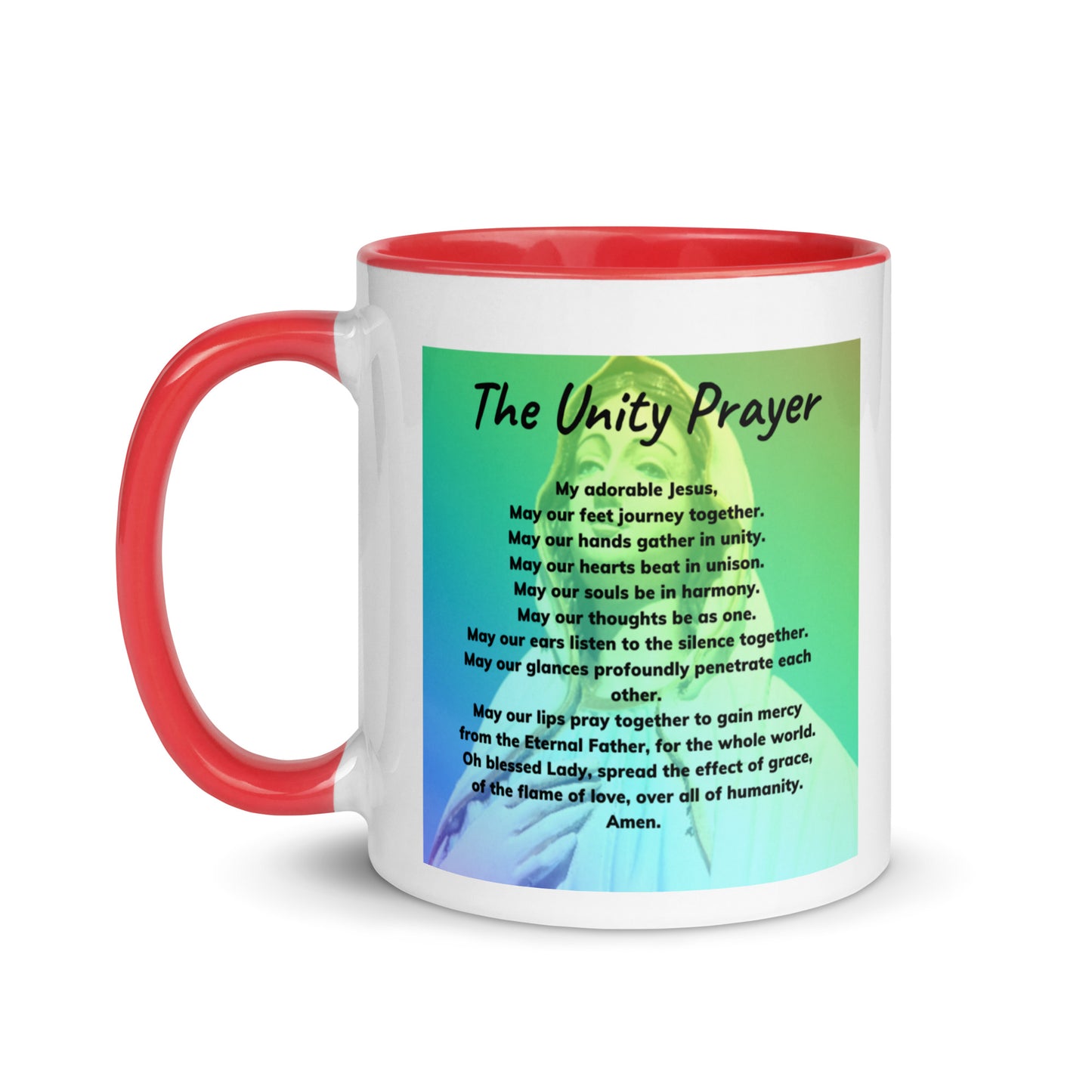 THE UNITY PRAYER Mug with Color Inside