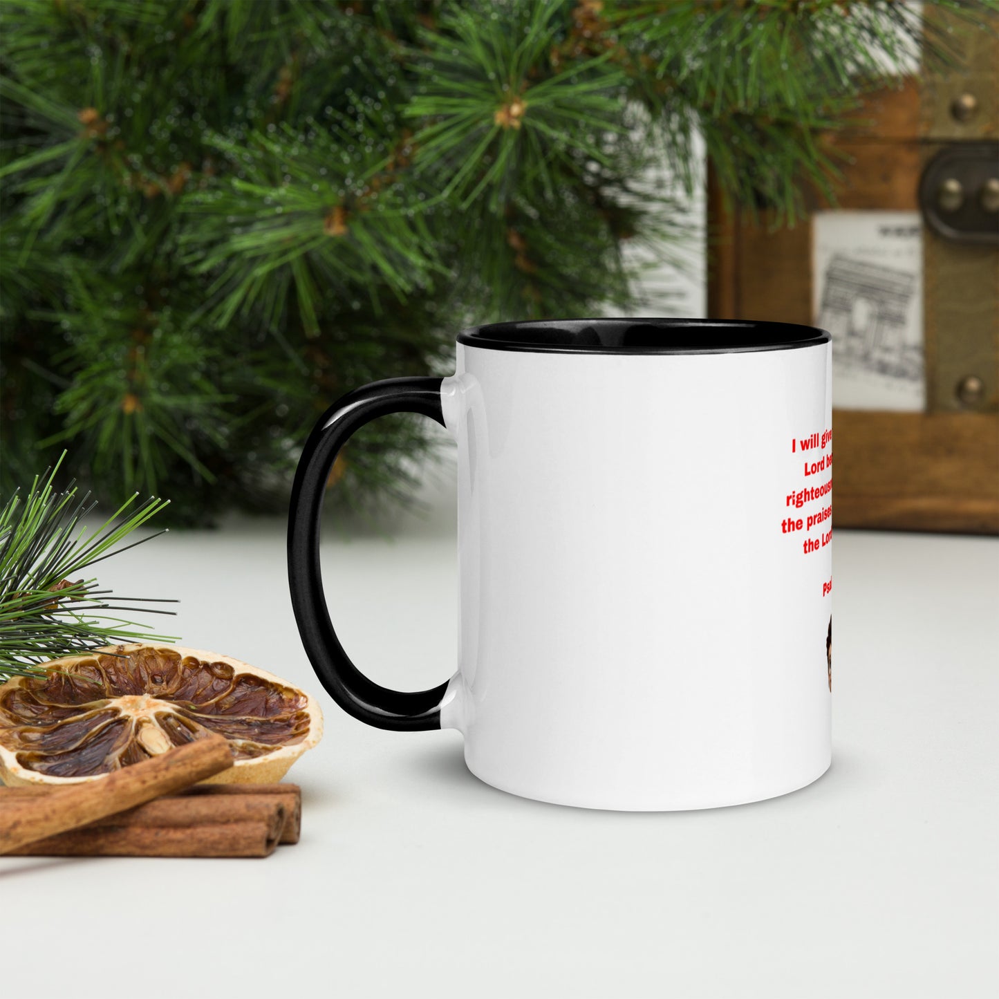 PSALM 7:17 Mug with Color Inside