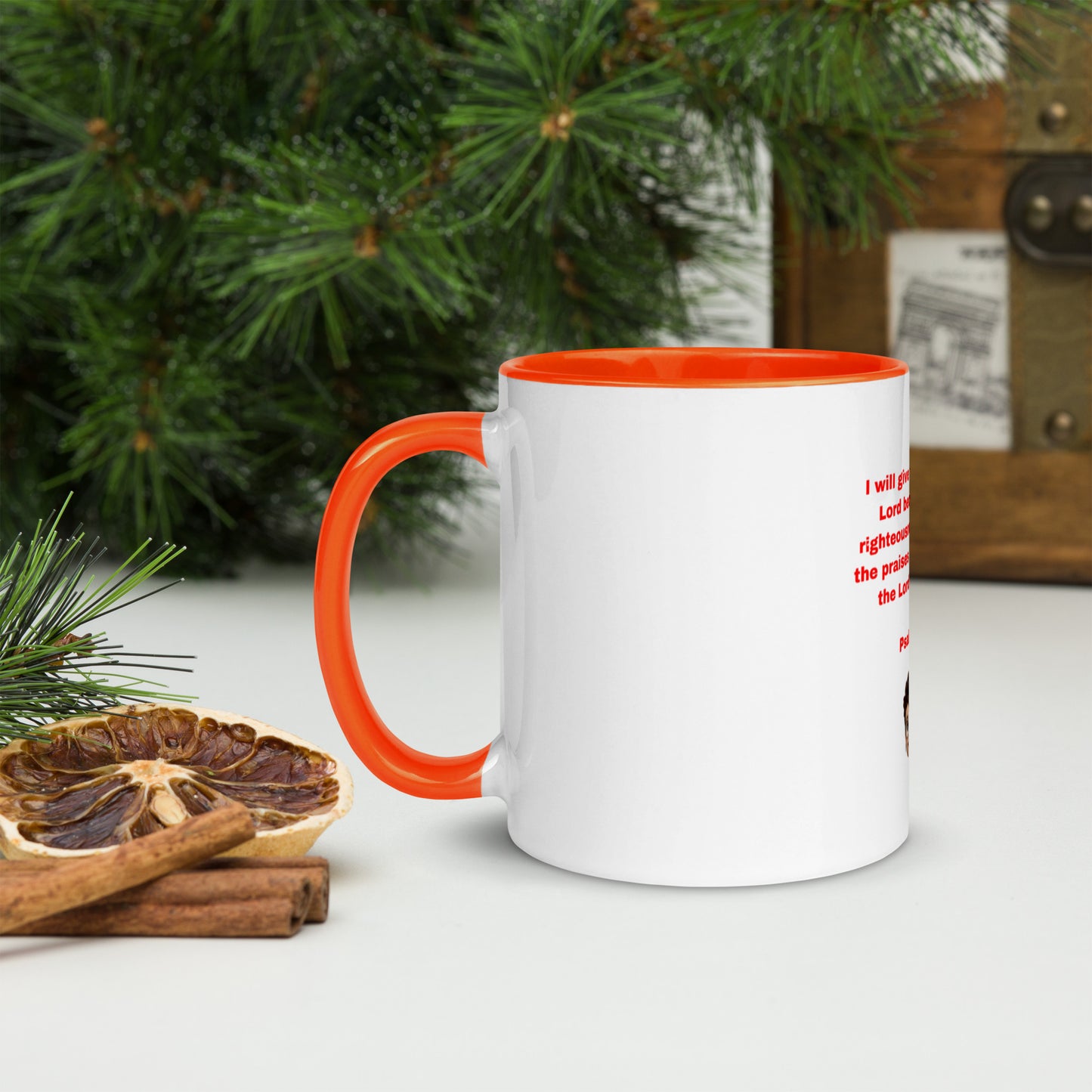 PSALM 7:17 Mug with Color Inside